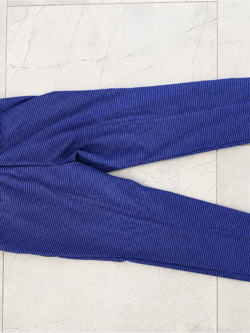 Ann Taylor EVA Purple Micro-Check Ankle Pants – Size 6 - Picture 3 of 5